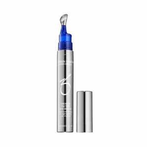 ZO Skin Health Growth Factor Eye Serum by Zein Obagi MD, 15 mL (0.5 fl. oz.) silver tube with blue applicator tip and removable cap
